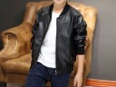 Boys' Leather Jacket with Fur J1315 8