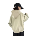 Boys' Light Green Hoodie with Pocket and Long Sleeves 2