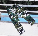 Boys' Military Pattern Tracksuit Bottoms J906 7