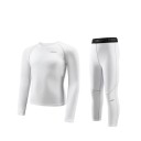 Boys' Sports Set Compression Long Sleeve Top and Leggings O-Neck Functional Training Outfit 1