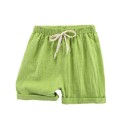 Boys' Summer Shorts with Elastic Waist and Drawstring in Cotton and Linen 6