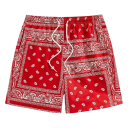 Boys' Swim Shorts Polyester Plain Coloured With Symbols Drawstring Summer Swimwear For Pool Sea Holiday 2