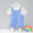 Boys' T-Shirt and Trousers with Rainbow L1718 5