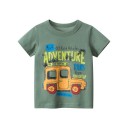 Boys' T-Shirt with Car B1434 4