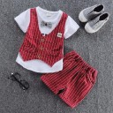 Boys' T-Shirt with Waistcoat and Shorts L1141 1