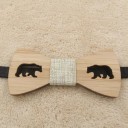 Boys' Wooden Bow Tie T1498 1