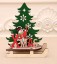 Boże Narodzenie drewniana dekoracja Xmas 3