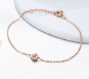 Bracciale a catena da donna a forma di cuore P209 4