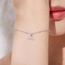 Bracciale a catena da donna a forma di pinna 2