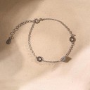 Bracciale a catena da donna con cerchi 5