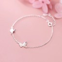 Bracciale a catena da donna con farfalle 3