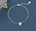 Bracciale a catena da donna con foglia d'acero 3