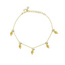 Bracciale a catena da donna con pendenti a forma di frutta 6