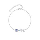 Bracciale a catena da donna con pietra di luna 1