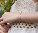 Bracciale a catena da donna con pietra di luna 2
