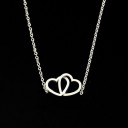 Bracciale a catena da donna cuori intrecciati 4