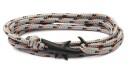 Bracciale a corda a più strati squalo 15