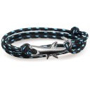 Bracciale a corda a più strati squalo 23