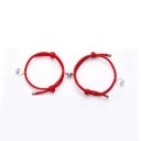 Bracciale a corda magnetico per coppie 2 pz 3