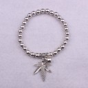 Bracciale a palline da donna con ciondolo H566 10