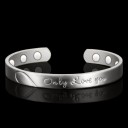 Bracciale aperto con iscrizione 3