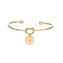 Bracciale aperto con lettera 4