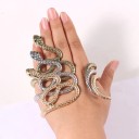 Bracciale aperto da donna a forma di serpente H374 2