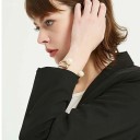 Bracciale aperto da donna con perle H640 1