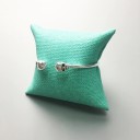 Bracciale aperto da donna con teschi 3