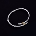 Bracciale aperto da donna con uccellini 3