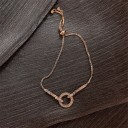 Bracciale da donna a cerchio con pietre 3