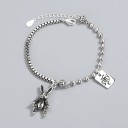 Bracciale da donna con ciondolo a forma di coniglio 1