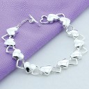 Bracciale da donna con cuori a chiusura americana 1