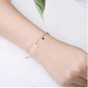 Bracciale da donna con luna e stelle 6