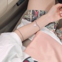 Bracciale da donna con pendente a foglia 2