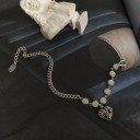 Bracciale da donna con pendente a forma di cuore H114 4