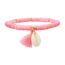 Bracciale da donna con perline e conchiglia 3