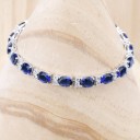 Bracciale da donna con pietre blu 2