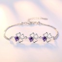 Bracciale da donna con quadrifogli 5