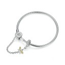 Bracciale da donna fiore e ape 2