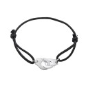 Bracciale da donna in corda con ganci 18
