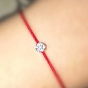 Bracciale da donna in corda con pietra 2