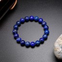 Bracciale da donna in perline lapis lazuli 2