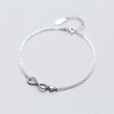 Bracciale da donna infinito con cuore 3