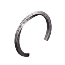 Bracciale da uomo con lettere in acciaio inossidabile 6,2cm Design elegante e moderno per uomini con lettere personalizzate 4