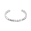 Bracciale da uomo con lettere in acciaio inossidabile 6,2cm Design elegante e moderno per uomini con lettere personalizzate 3