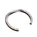 Bracciale da uomo con lettere in acciaio inossidabile 6,2cm Design elegante e moderno per uomini con lettere personalizzate 1