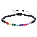 Bracciale di perline delle sette chakra 2