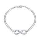 Bracciale doppio da donna con infinito 1