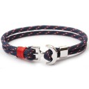 Bracciale in corda con ancora 11